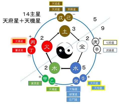 星五行屬性|紫微斗數